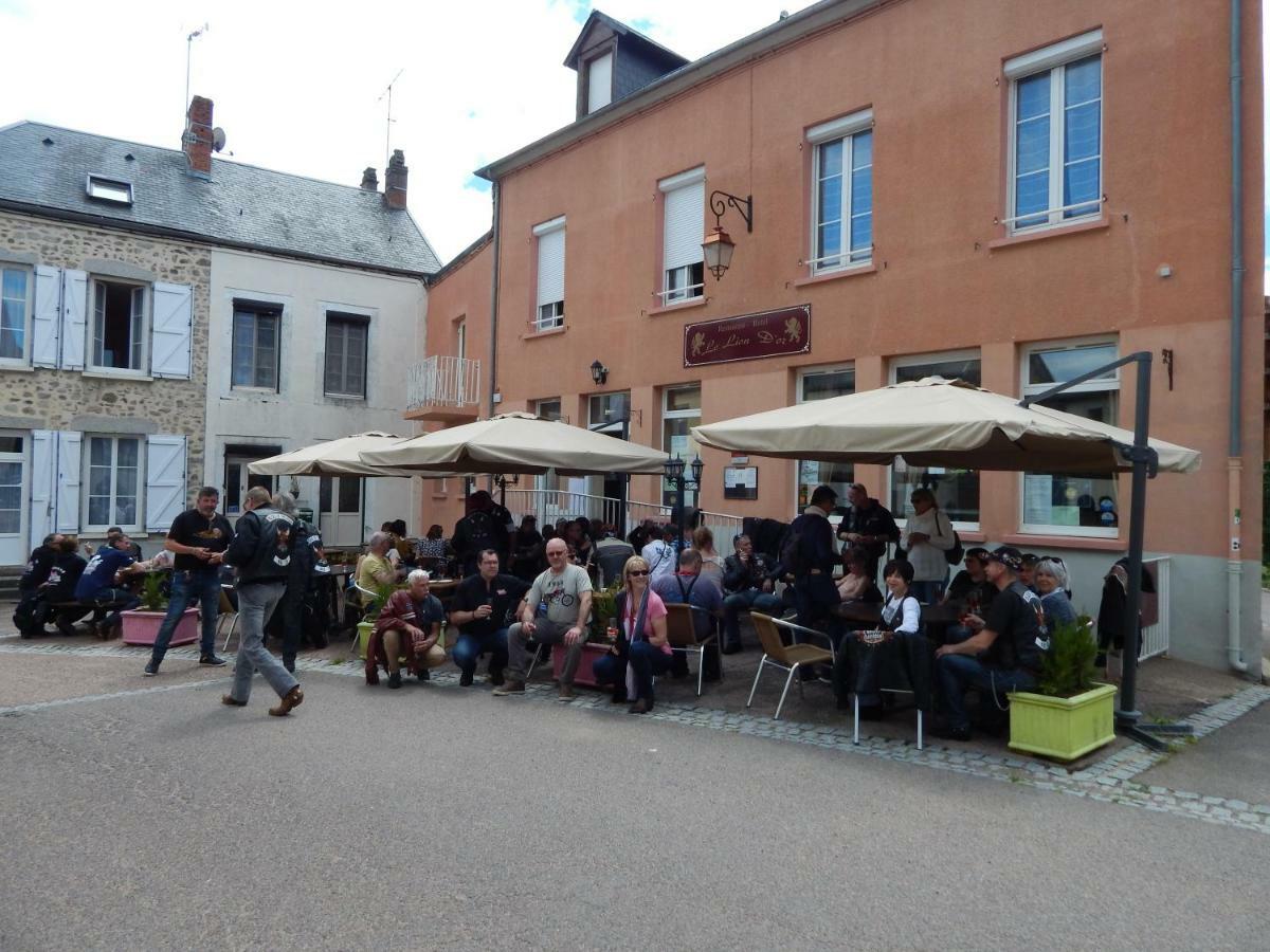 Hotel Le Lion D'Or Ouroux-en-Morvan Exterior foto